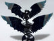 2 Pairs Trolleite Demon And Angel Wing Carving With Stand