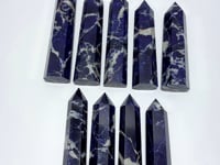 9 Pieces High Quality Sodalite Tower Points