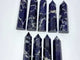 9 Pieces High Quality Sodalite Tower Points