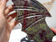 Coral Jade Dragon Blood Stone Demons Angel And Wing Carving With Stand