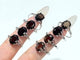 Beautiful Cut Faceted Smoky Quartz Ring Wholesale