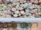 Beautiful Green Pink Sakura Flower Agate Flower Carving Wholesale