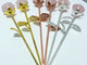 3 Types Rose Quartz Beautiful Rose Flower Carving Wholesale #2 Shape