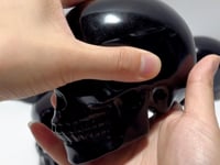 Large Obsidian Skull Carving Wholesale
