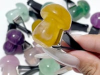 Colorful Fluorite Mushroom Car Air Vent Clips Wholesale Car Accessories