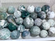 27 Pieces Moss Agate Spheres Ball Closeout