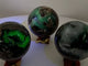3 Pieces Large Druzy Geode Volcano Agate Sphere (UV REACTIVE)