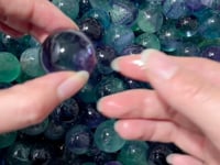 Small Purple Green Colorful Fluorite Sphere 2-3cm Wholesale