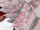 Beautiful Pink Opal Angel Wing Carving With Stand