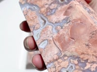 2 Pieces High Quality Large Pink Agate Druzy Geode Tower