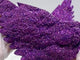 Purple Aura Quartz Cluster Angel Wing Carving With Stand