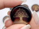 Carnelian Tree of Life Small Round Slices DIY Accessories