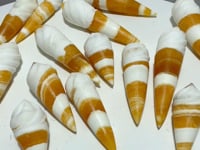 14 Pieces Yellow Calcite Ice Cream Carving
