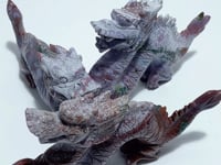 3 Pieces Ocean Jasper China Dragon Carving