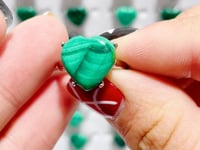 Beautiful Malachite Heart Ring Crystal Wholesale