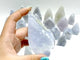 24 Pieces Blue Chalcedony Arrow Head Shape
