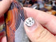 Red&Black Stripe Agate Tower Point Wholesale