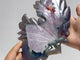Unique Geode Druzy Agate Butterfly Fairy Carving With Stand