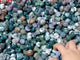 Small Moss Agate Mushroom Carving Wholesale