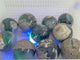 10 Pieces Large Volcano Agate Spheres (UV Reactive)