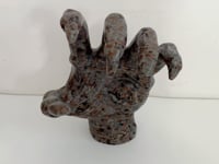 Yooperlite Stone Witchcore Demon Hand Carving