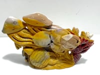 Unique Mookaite Sea Animals Carving