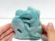 Beautiful Caribbean Calcite Lizard Carving