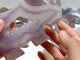 10 Pieces Geode Druzy Agate Rhino Carving