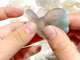 25 Pieces Sakura Flower Agate Butterfly Carving(Clearance)