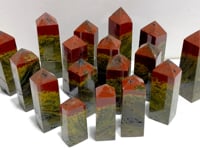 17 Pieces Ocean Jasper Four-sided Point #1