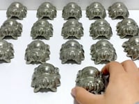 17 Pieces Halloween Pyrite Spider Carving