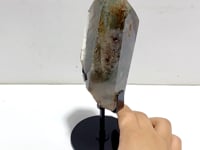 Garden Quartz Raw Bottom Point With Stand #4