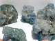 5 Pieces Large Raw Blue Fluorite Mixed Calcite Specimen For Collection