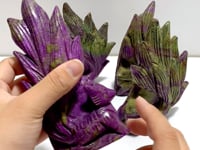 4 Pieces Atlantisite Nine-tailed Fox Carving