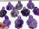 10 Pieces Chevron Amethyst Sea Turtles Carving