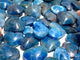 65 Pieces Blue Apatite Heart