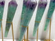 6 Pieces Watemelon Fluorite Magic Scepter Wand With Stand