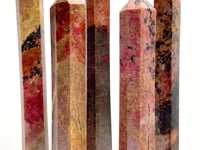 5 Pieces Large Rhodonite Points