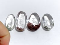 4 Pieces Deer Garden Quartz Inner Scene Carving