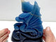 Blue Trolleite Flying Dragon Carving #15