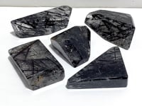 5 Pieces Black Tourmaline Free Form