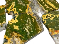 5 Pieces Large 8th Vein Ocean Jasper Slabs