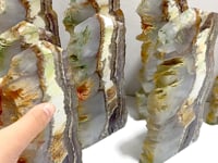 8 Pieces Large Fluorite Mixed Pyrite Point