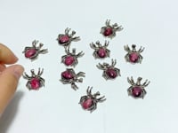 Rhodonite Pendants Spider Shape Wholesale