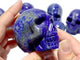 9 Pieces Lapis Lazuli Skull Carving