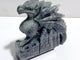 Unique Labradorite Flying Dragon Carving