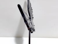 Unique Black Obsidian Heart Wing Carving With Stand