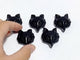 Black Obsidian Fox Face Carving Wholesale