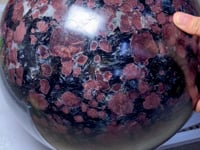 60.6KG Large Garnet Mixed Astrophyllite Sphere (Sea Freight Only)