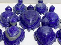 9 Pieces Lapis Lazuli Sea Turtles Carving